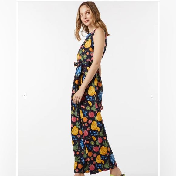 NWT Modcloth Princess Highway Retro Reboot Fruit Jumpsuit - Picture 4 of 16